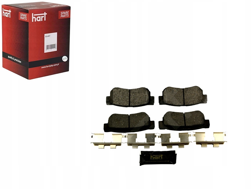 фото №1, Тормозные колодки тормозные задняя santa fe 2.0-2.7 01- hart