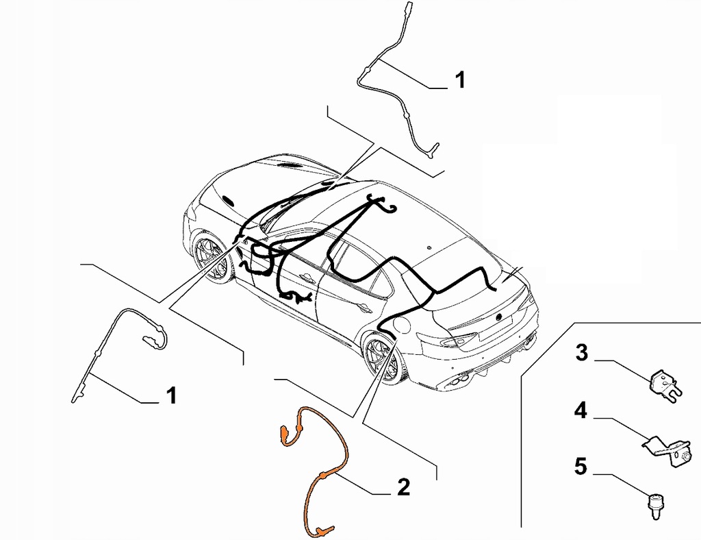 фото №1, Датчик abs задняя alfa romeo giulia оригинал