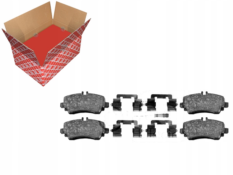 фото №1, Набір - комплект гальмівних колодок гальмівних [febi bilstei
