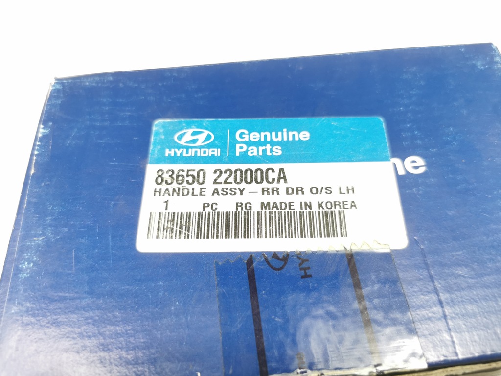 фото №8, Ручка наружная дверь левый задняя hyundai accent 1995-1999 оригинальный номер 83650 22000ca