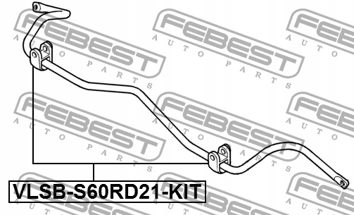 фото №3, Резиновый элемент подушка втулка стабилизатора задняя do volvo v70 iii