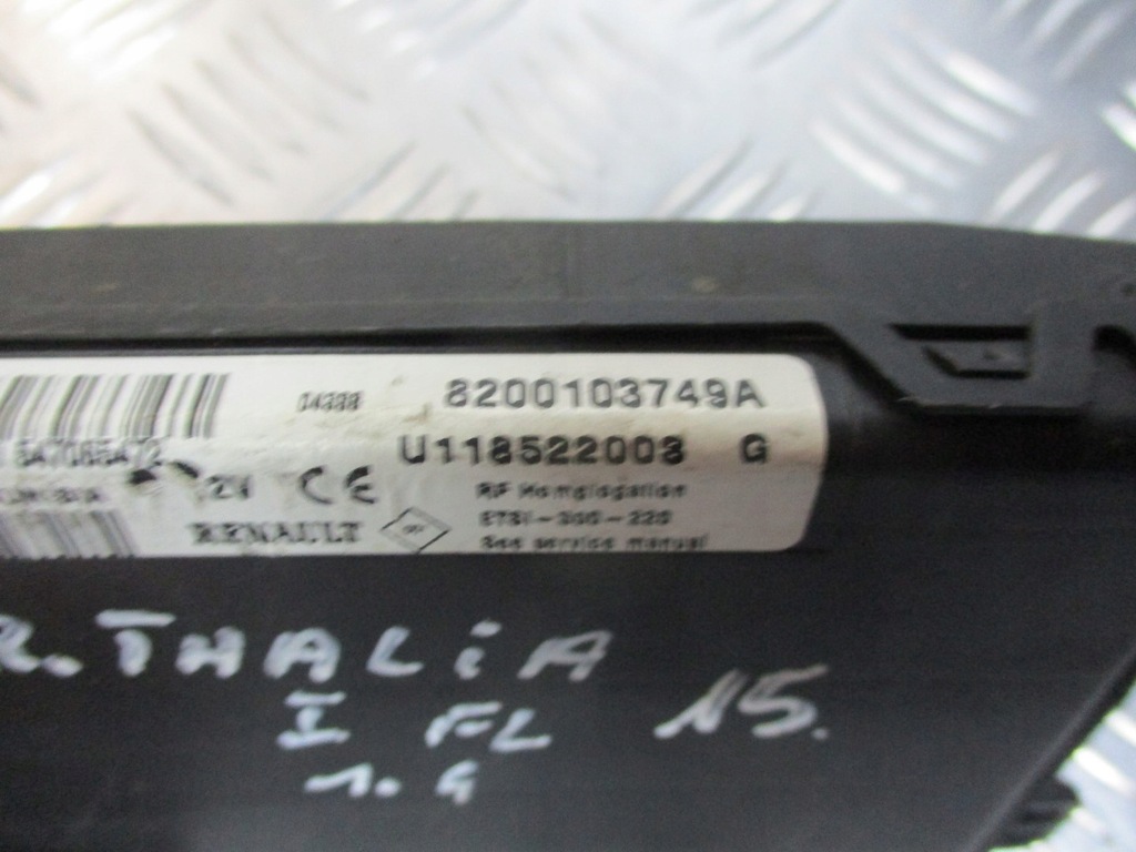 фото №3, Модуль комфорта renault thalia i 1.5 dci 8200103749a