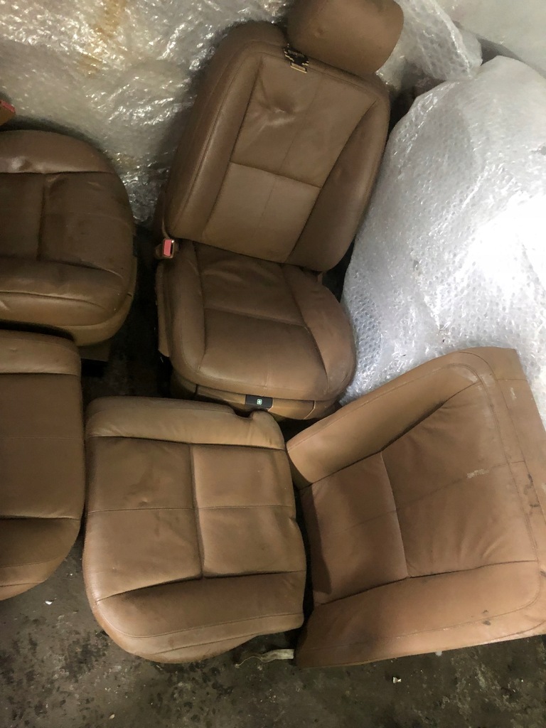 фото №4, Mercedes w221 сиденья кожа заднее сиденье обивка