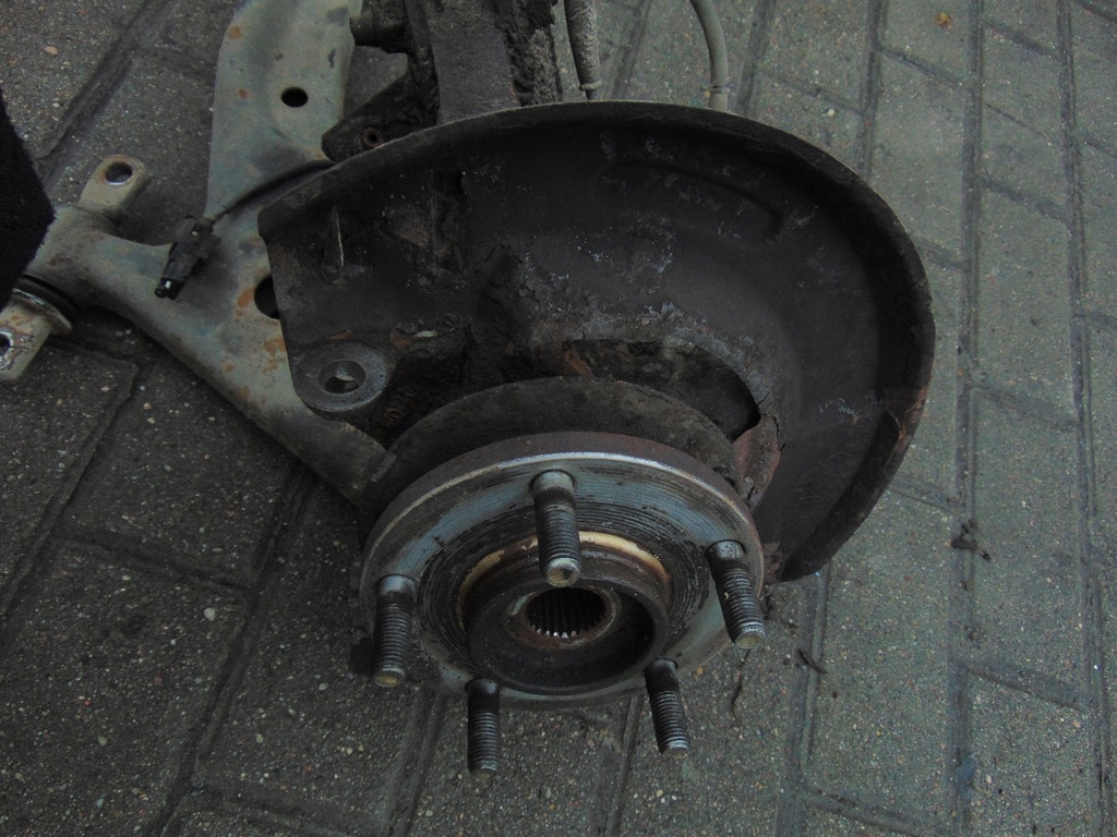 фото №9, Mcperson левый перед поворотный кулак hyundai santa fe i 2000r- 2.4 16v 2wd europa