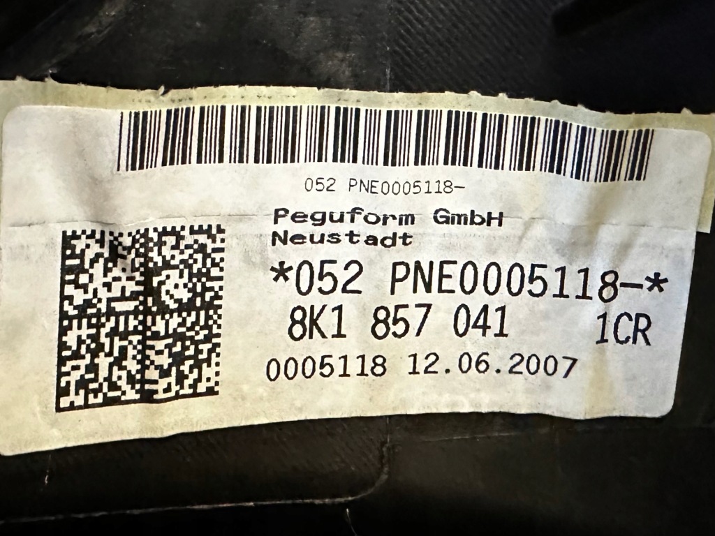 фото №5, Приборная панель приборная консоль оригинал audi a4 8k1857041 1cr szary achat