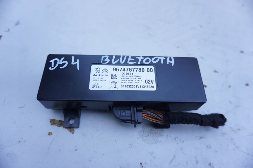 фото №1, Модуль bluetooth 9674767780 citroen ds4 i