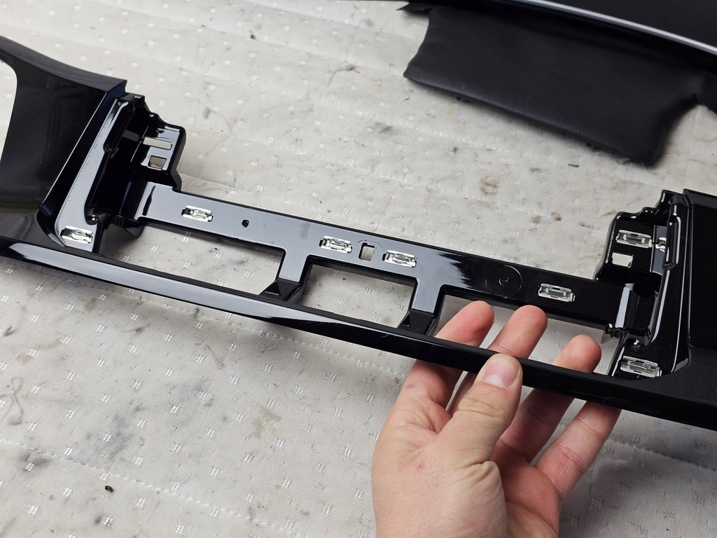 фото №11, Защита молдинг dekor консоли спидометра туннель решётка обдув vw troc t-roc