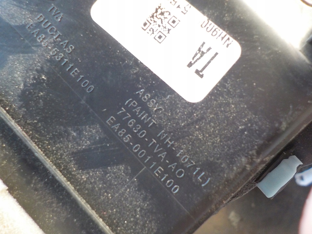 фото №4, Honda civic x 1.5t решётка обдув пассажира