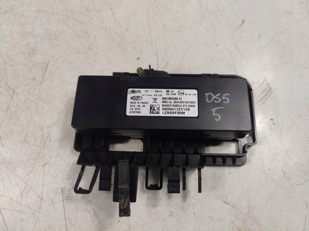 фото №3, Citroen peugeot модуль bluetooth 9801862580