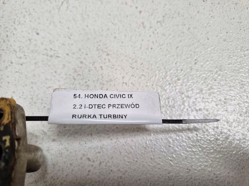 Honda civic 9 ix 2.2 i-dtec трубка шланг пабтрубок  турбины turbo Оригинал