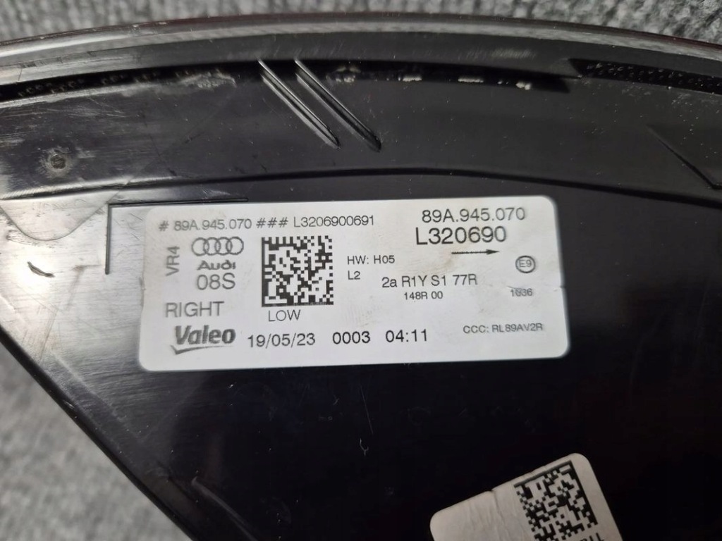 фото №10, Лампа задня задня права - audi q4 e-tron 89a 21- full led