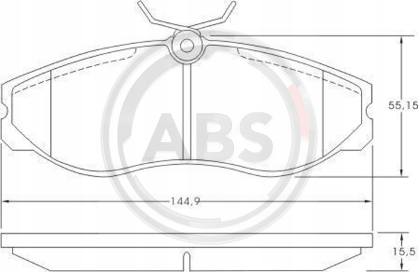 фото №16, Гальмівні колодки гальмівний. nissan terrano ii 93-
