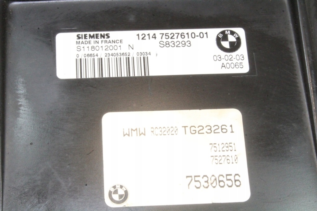 Бортовий комп'ютер двигуна mini cooper r50, r53 7527610 2004 Доставка