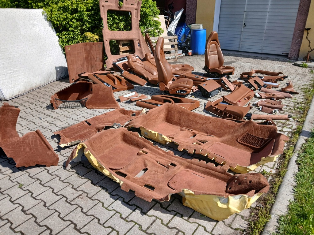 фото №7, Porsche panamera 971 turbo сидіння обшивки середина салон стеля килимки