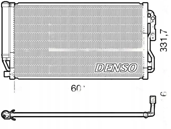 фото №1, Конденсатор радіатор кондиціонера dcn05035 denso