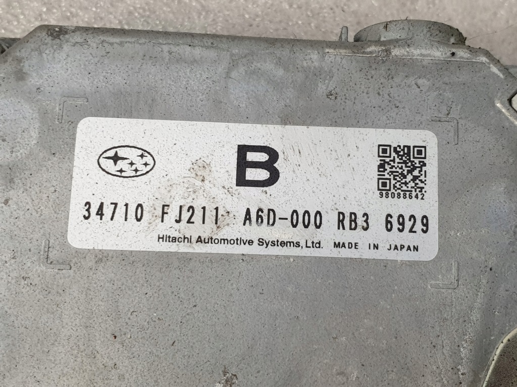 фото №5, Бортовой компьютер 34710fj211 subaru impreza gp 17r 2.0i