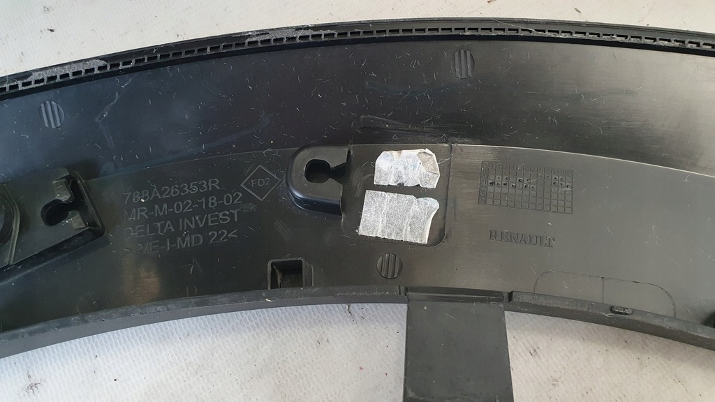 фото №9, Молдинг крила права задня dacia sandero iii 20- оригінал