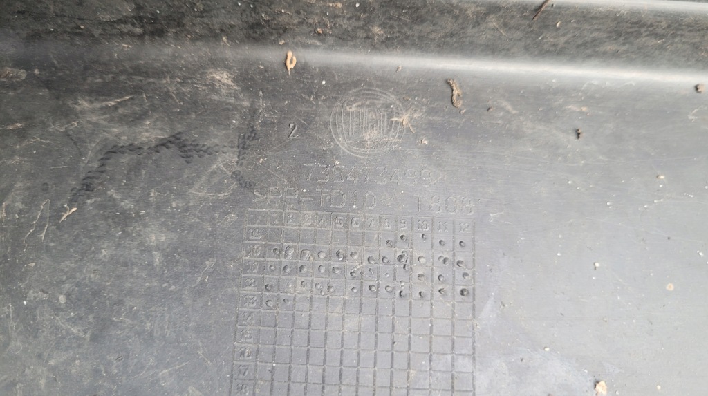 Бампер задній задній fiat doblo 2 2 // 6419 Зі Шроту