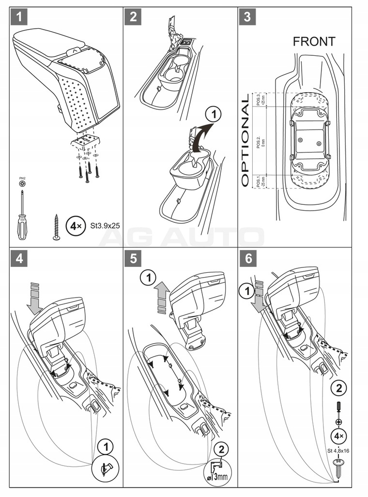 фото №7, Подлокотник arm 2 toyota gt86, 2012- , black, arm2-black