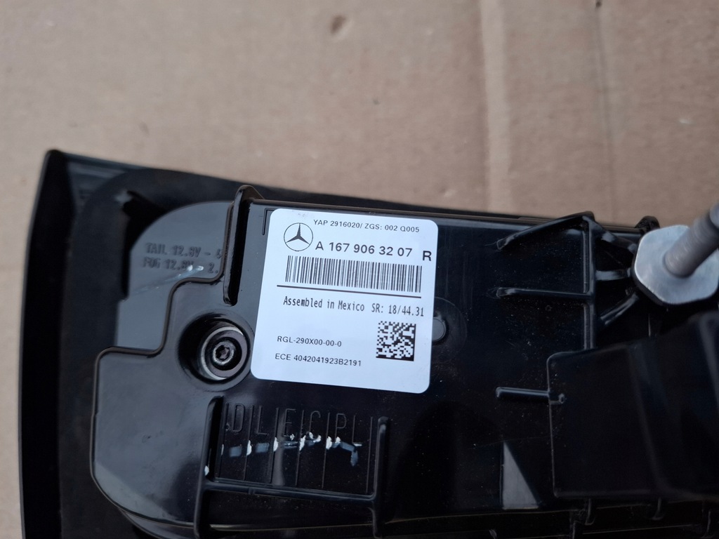 фото №8, Лампа задня mercedes gls w167 167 оригінал