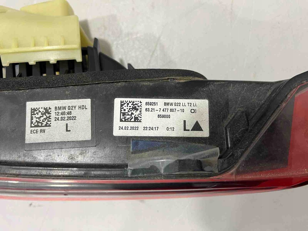 фото №15, Комплект лампа задних bmw 7477607 3.0l бензиновый 2022