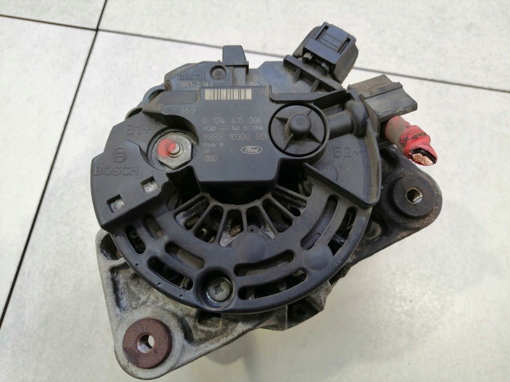 фото №6, Генератор ford mondeo mk2 1.8 16v 0124415006