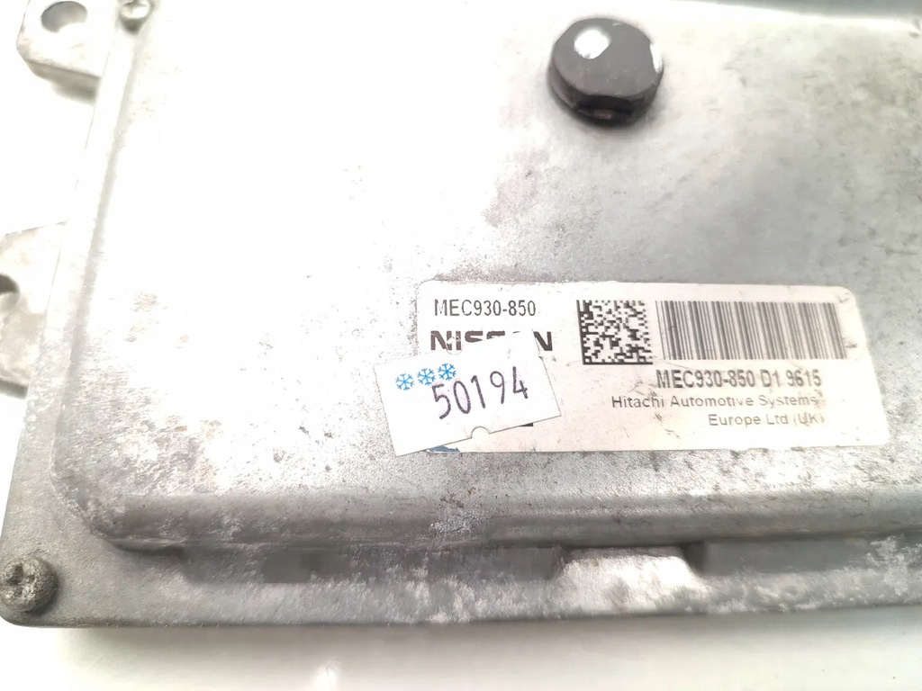 фото №7, Nissan note блок керування / модуль ecu 1.6 бензин 81kw 110 hp mec930-850 2009