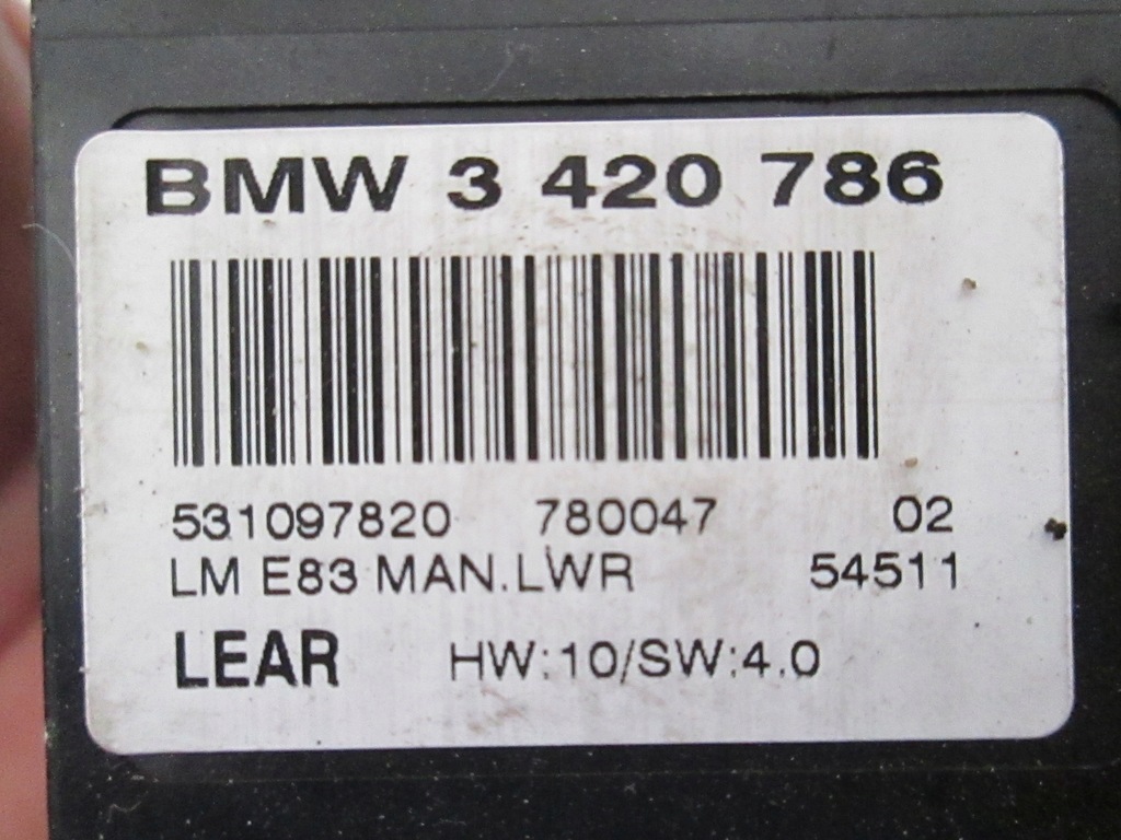 фото №2, Bmw e83 x3 модуль света блок управления lear