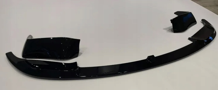 фото №13, Накладка спліттер перед bmw f32 f36 m4 чорний блиск