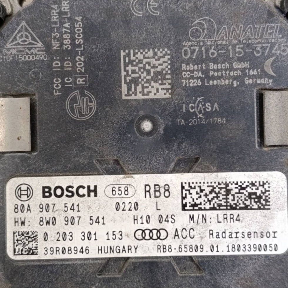 фото №11, Audi q5 sq5 2018 з передній радар / датчик distronic