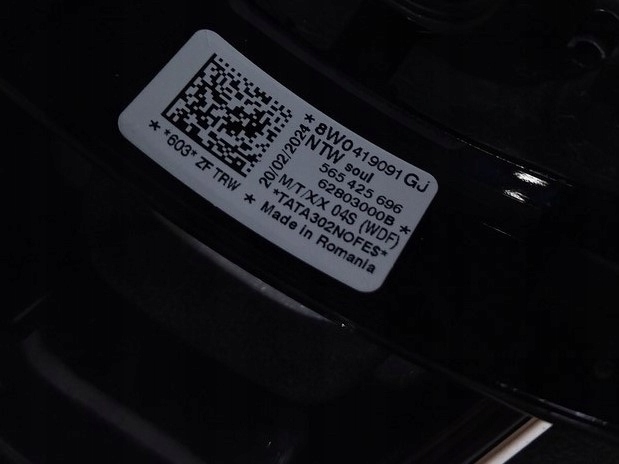 фото №11, 8w0419091gj повітропровід rs мультифункція пелюстки перемикання alcantara audi rs4 rs5