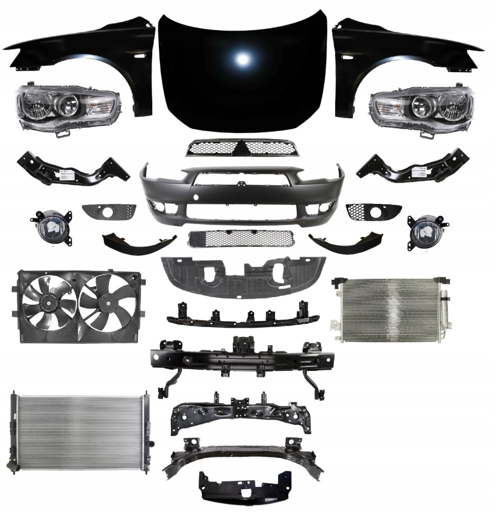фото №1, Mitsubishi lancer 2007 - 2017 капот 5900a209