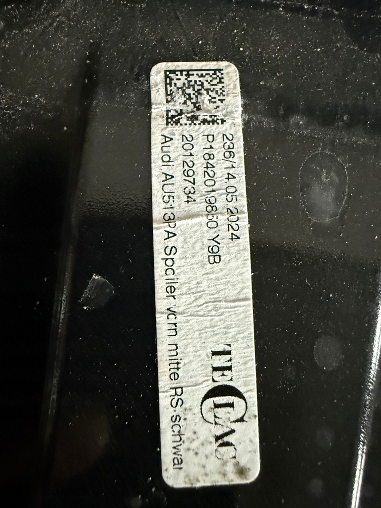 фото №16, Audi e-tron gt rs 4j3 бампер передній 4j3807221 a b c d e performance