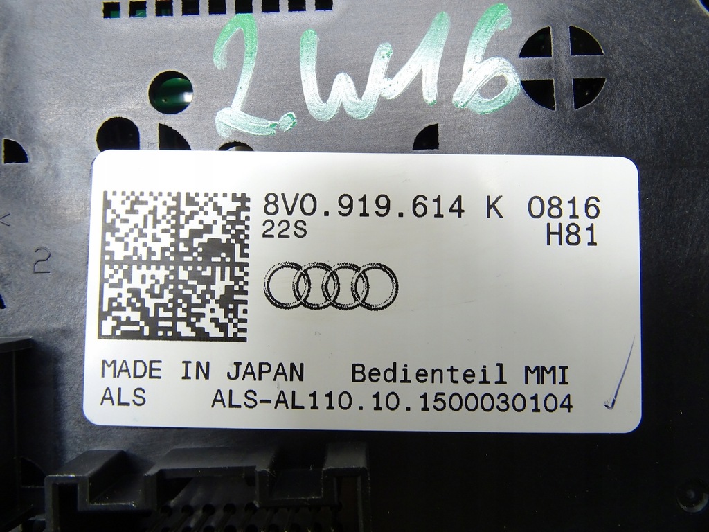 фото №8, Панель перемикач керування mmi радіо navi 8v0919614k audi a3 8v