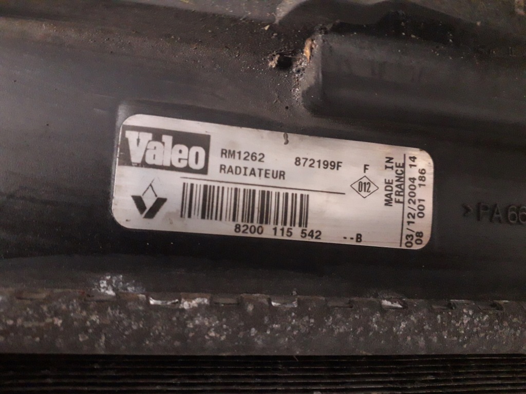 Renault scenic 2 2 03- 1.9 радиатор воды вентилятор 8200115542 8200151465 Киев