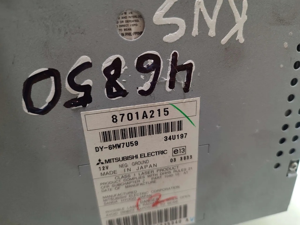 фото №7, Peugeot 4007 радио cd player. 2007 suv 4/5dr 8701a215 dy-6mw7u59 07-13