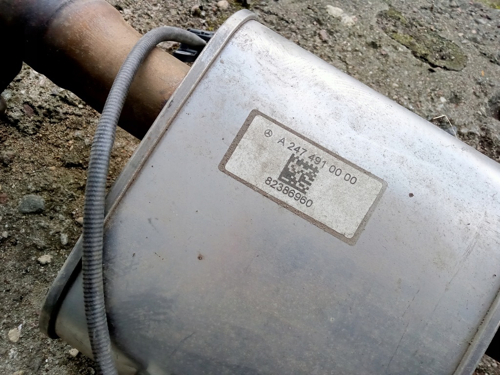 фото №8, Mercedes a w177 19r 1.5d выхлоп гаситель a0009058111 a2474910000 a2139068601