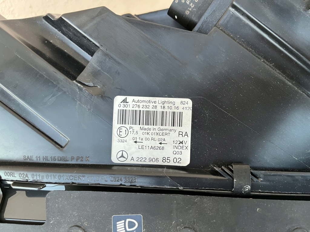 фото №5, Лампа led mercedes s 222 s222