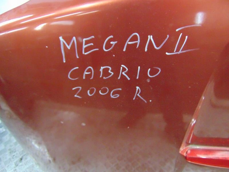 фото №2, Крышка багажника задняя задняя renault megane ii cabrio