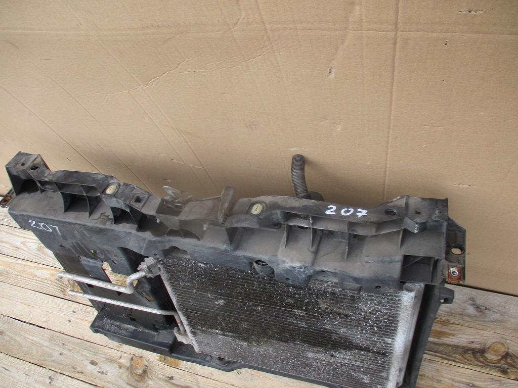фото №6, Pas передний радиатор peugeot 207 1.4b