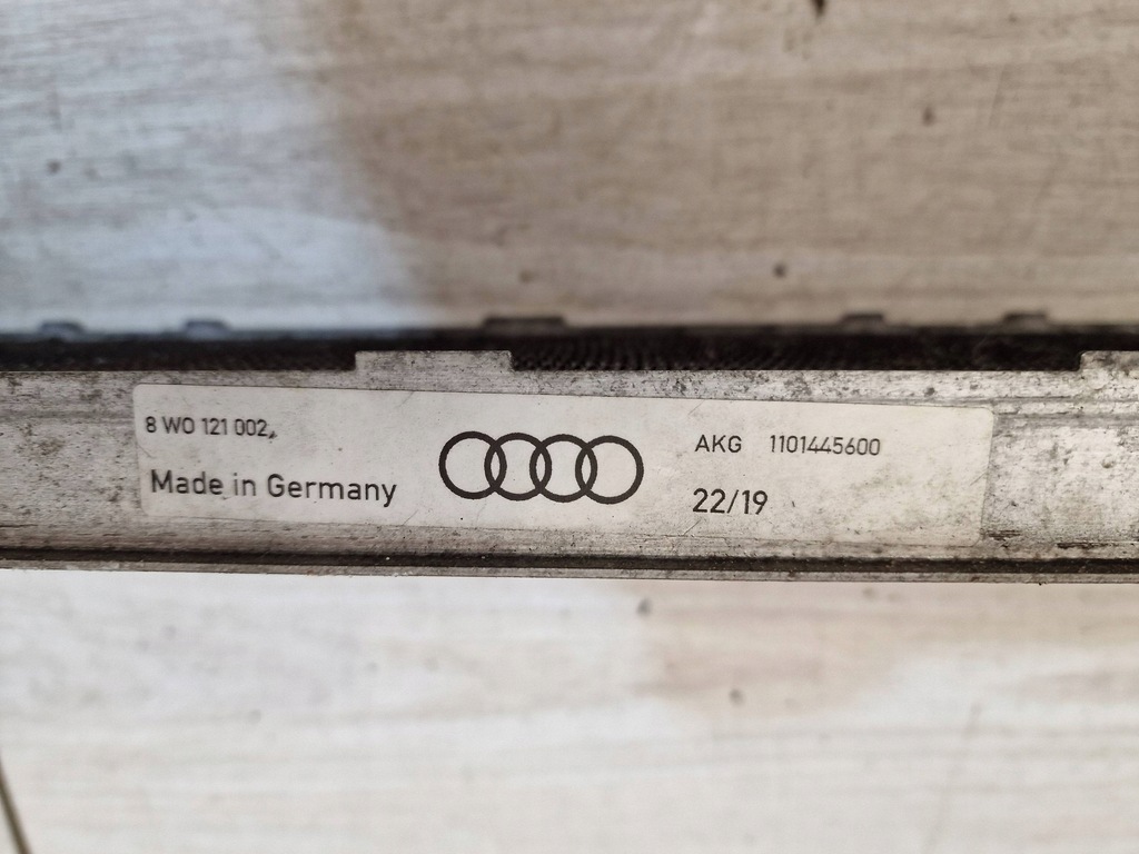 фото №8, Audi rs5 rs4 8w0 радіатор wody 8w0121002