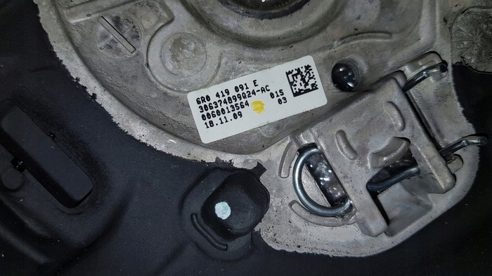 фото №5, Повітропровід + подушка повітряна bag vw polo golf