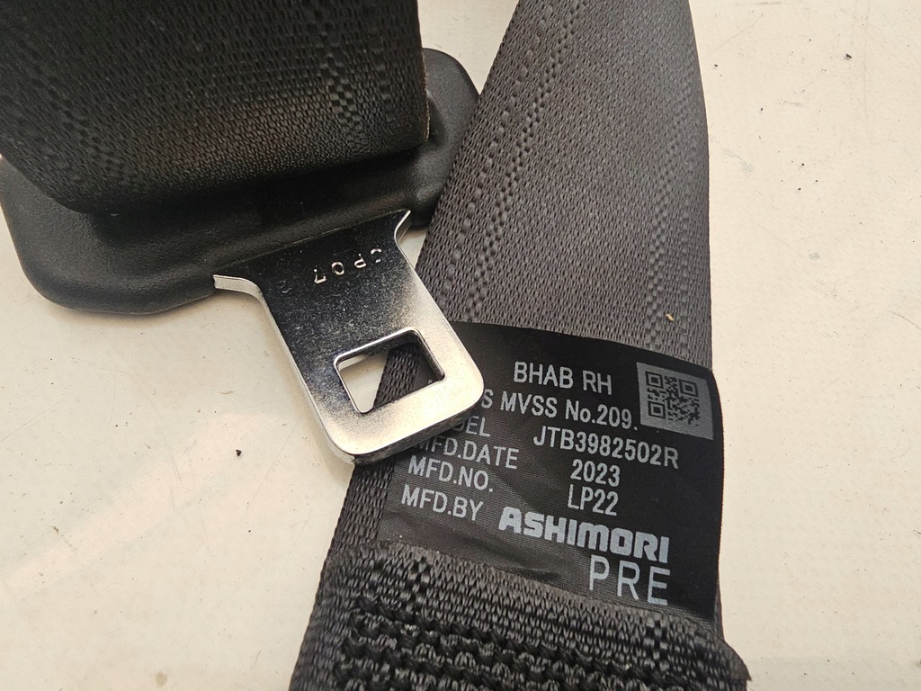 фото №9, Mazda 3 iv 19- pas безопасности левый правый задняя bgj350087k usa