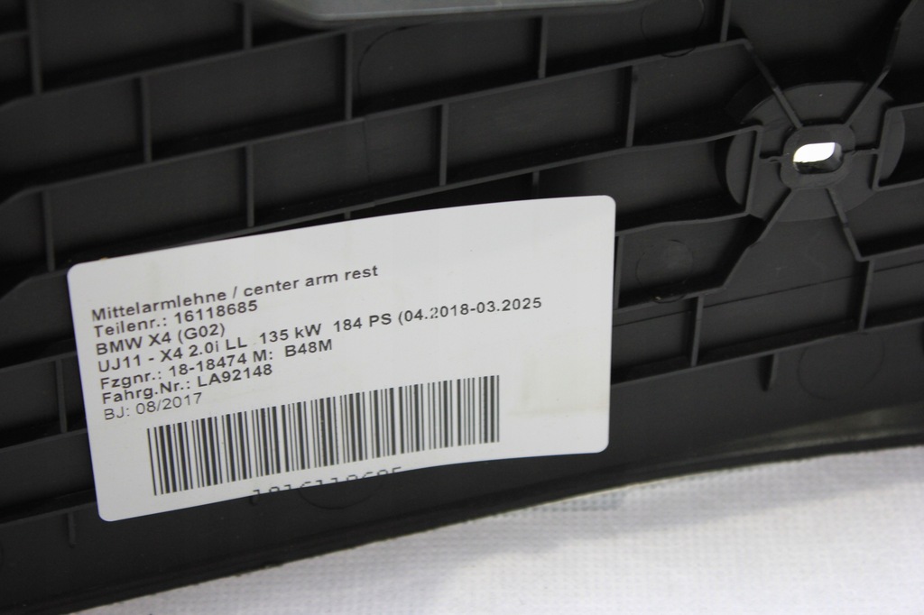 фото №8, Туннель средний подлокотник niebieski bmw g02 x4