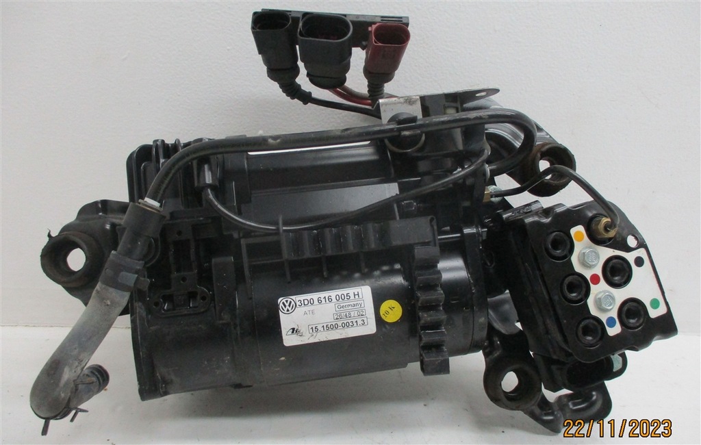 фото №6, Компрессор подвеска распределитель vw phaeton 3d 3d0616005h