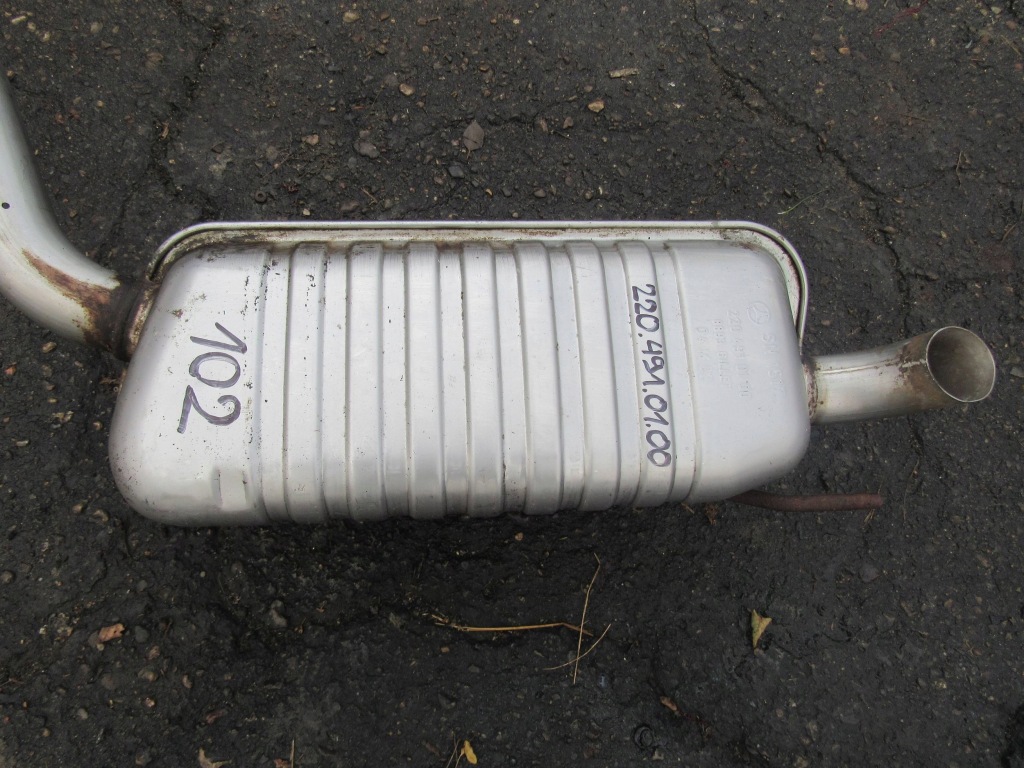 Глушители выхлоп комплект mercedes-benz s w220 220 a2204910100 Оригинал