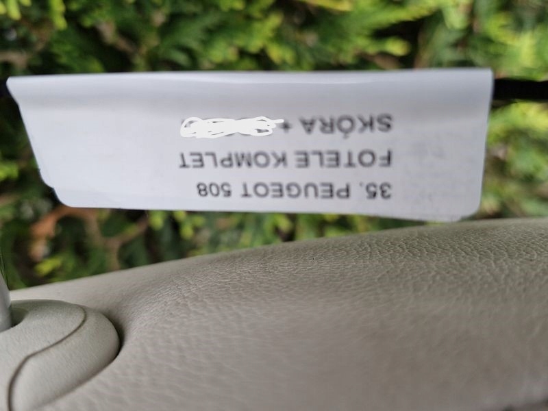 фото №14, Peugeot 508 i 1 sw kombi сидіння сидіння лівий правий перед заднє сидіння шкіра