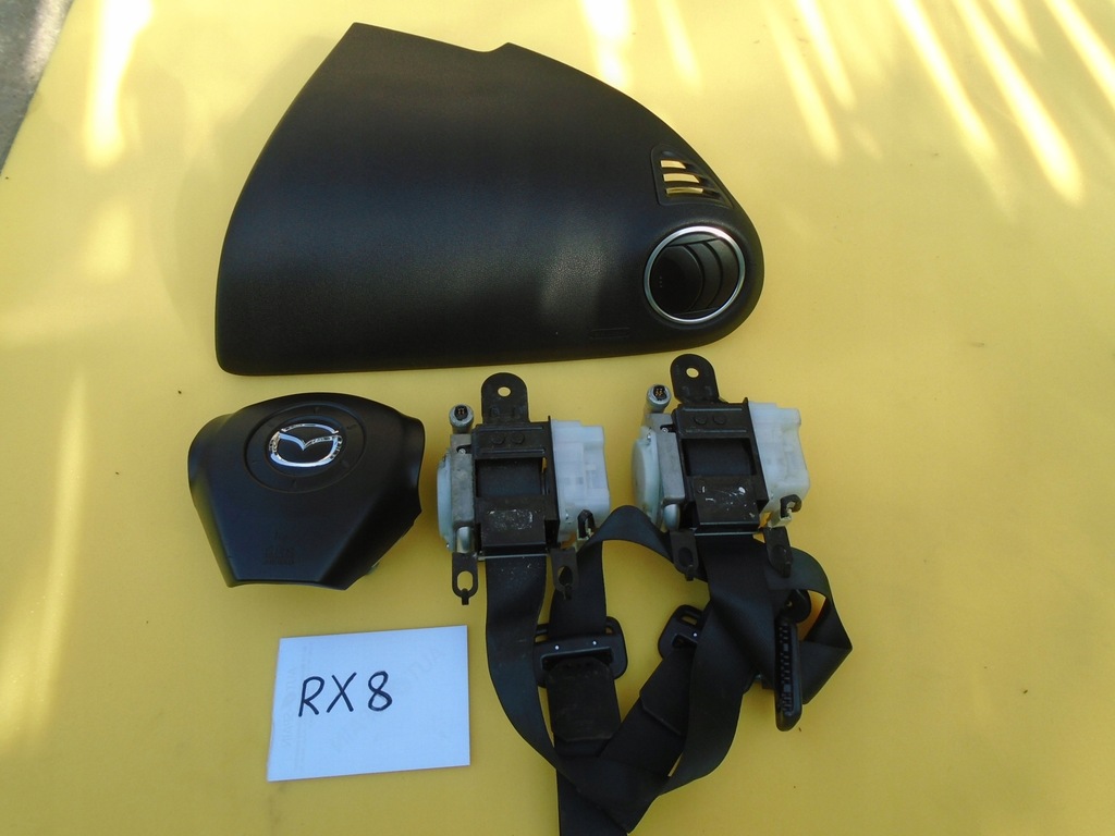 фото №1, Mazda rx8 rx-8 подушки безопасности подушка безопасности ремни kpl oryg eu