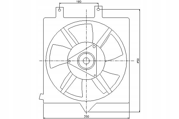 фото №1, Nissens вентилятор радиатора с корпус nissan pr