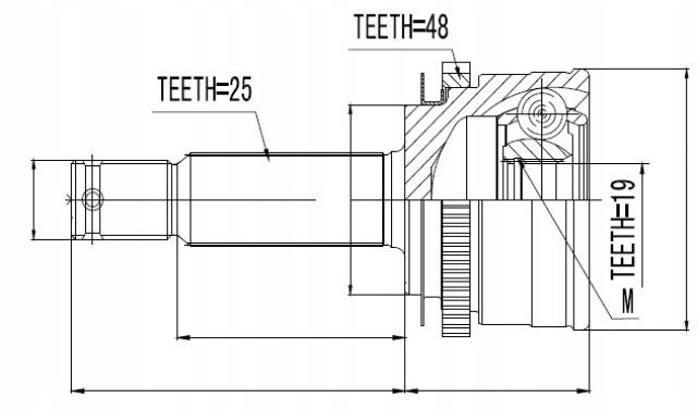 фото №4, Шарнір зовнішній hyundai getz 1.1 02-